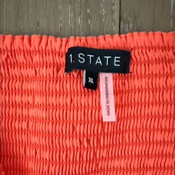 STATE Women's Red Paisley Wrap Blouse - Picture 2 of 8